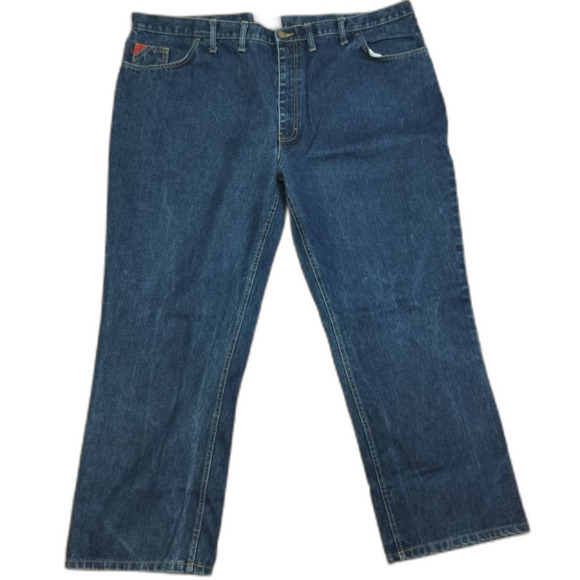 Walls flame resistant FR workwear Size 48x30 ATPV 24.2 blue denim men jeans 2HRC - Picture 2 of 15